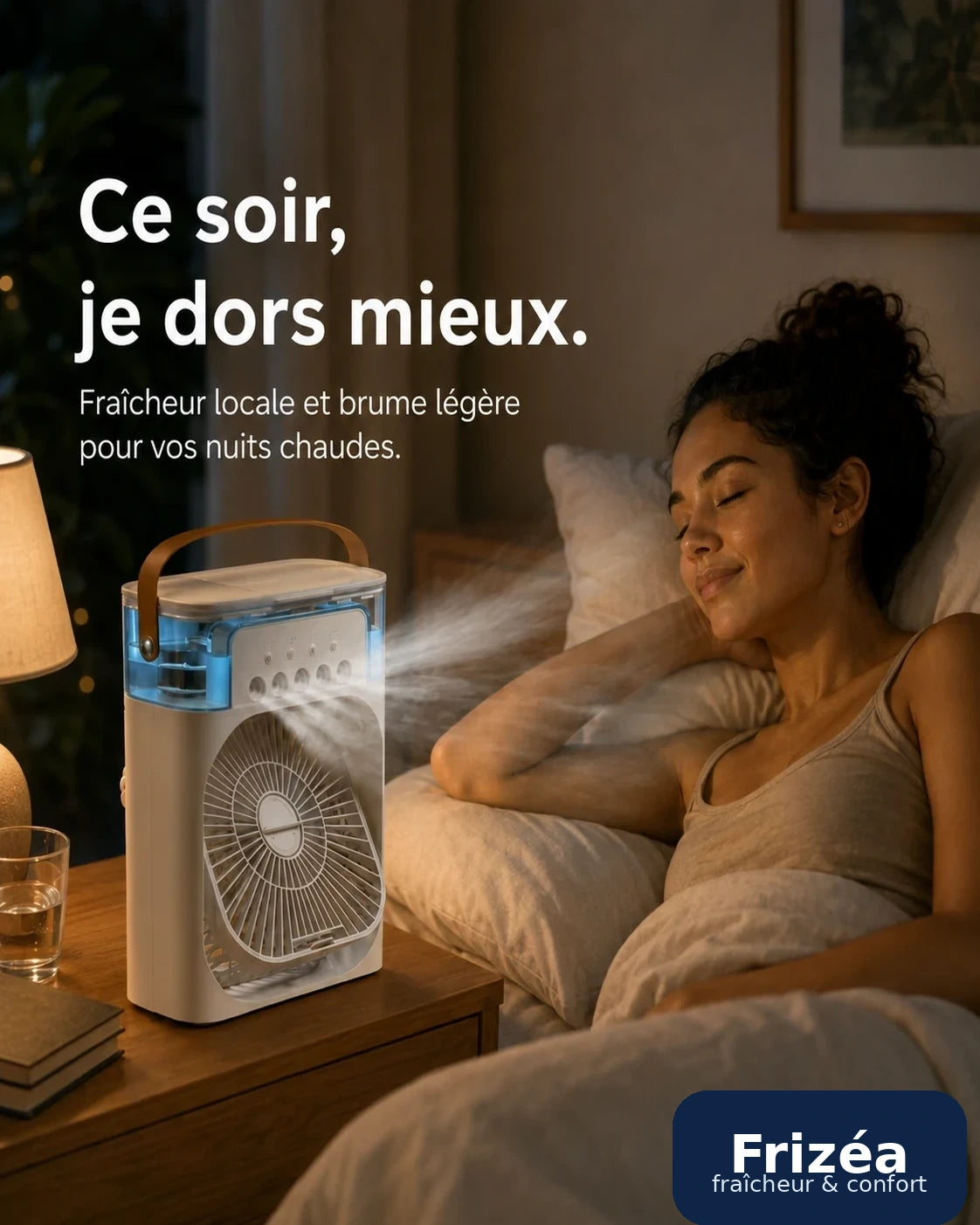 Rafraîchisseur d'air portable Frizéa en situation