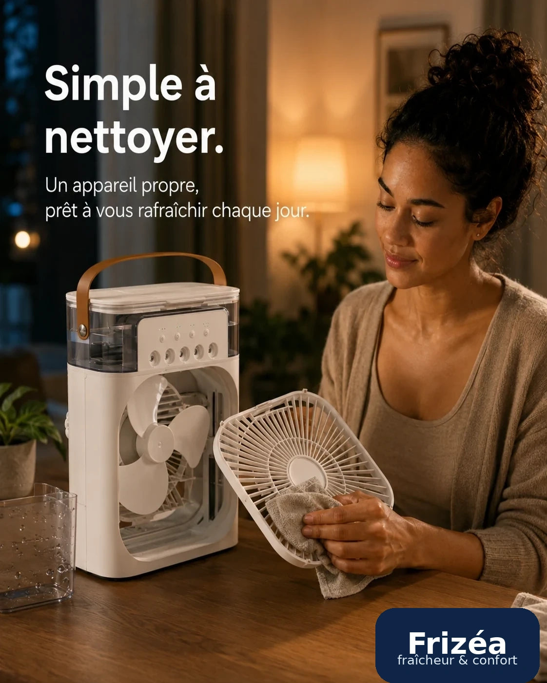 Rafraîchisseur d'air portable Frizéa en situation